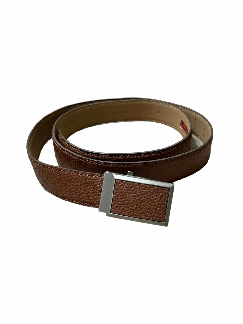 Nextbelt NWOT Go-In Cognac 2.0 Golf Ratchet Leather No Holes Belt Adjustable